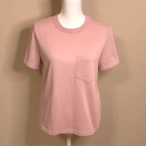 Madewell Tomboy Pocket Tee in Dusty Pink